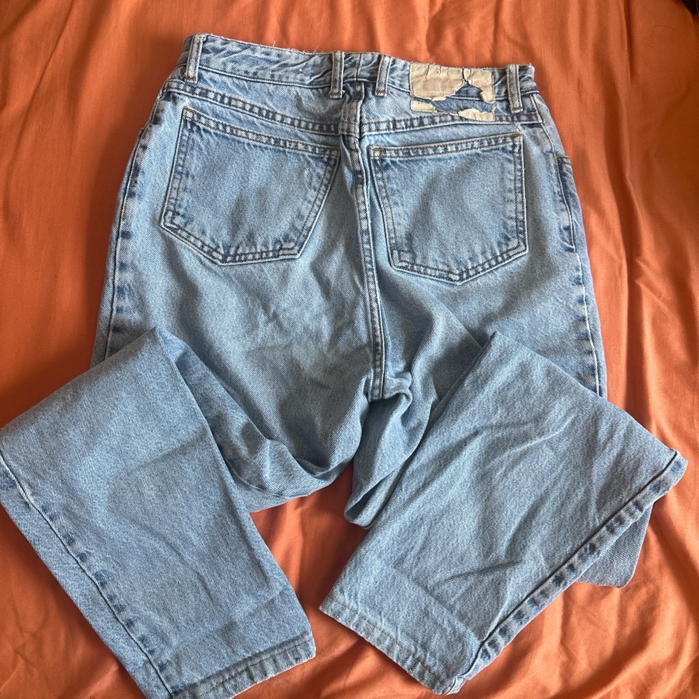 BONGO Women's High Rise Jeans - Light Blue